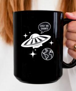 Lock the Doors UFO Mug Coffee