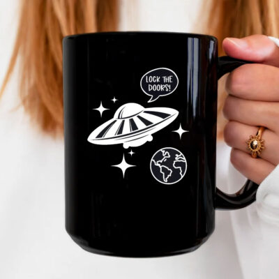 Lock the Doors UFO Mug Coffee