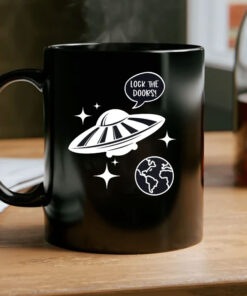 Lock the Doors UFO Mug Coffee