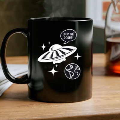 Lock the Doors UFO Mug Coffee