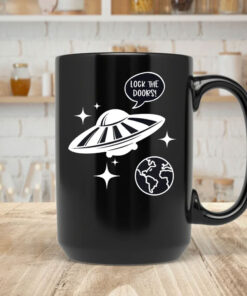 Lock the Doors UFO Mug Coffee