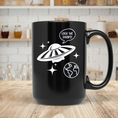 Lock the Doors UFO Mug Coffee