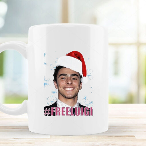 Luigi Mangione #freeluigi Christmas 2024 Mug Coffee