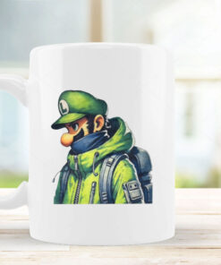 Luigi Mansion Patron Saint Mario Mug Coffee