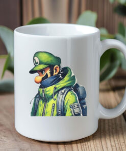 Luigi Mansion Patron Saint Mario Mug Coffee