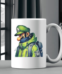 Luigi Mansion Patron Saint Mario Mug Coffee