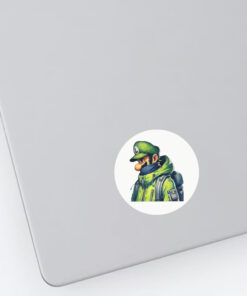 Luigi Mansion Patron Saint Mario Stickers