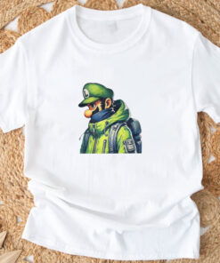 Luigi Mansion Patron Saint Mario T-Shirts