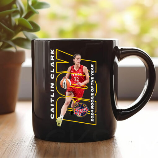 Men's Indiana Fever Caitlin Clark Navy 2024 WNBA Rookie of the Year Mug1