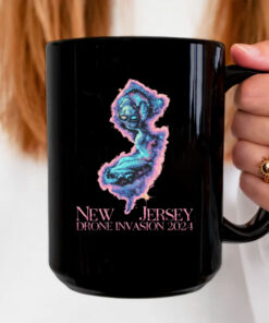 NJ New Jersey Drone Invasion 2024 Mug Coffee