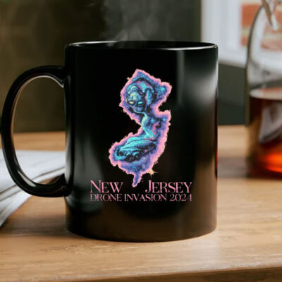 NJ New Jersey Drone Invasion 2024 Mug Coffee