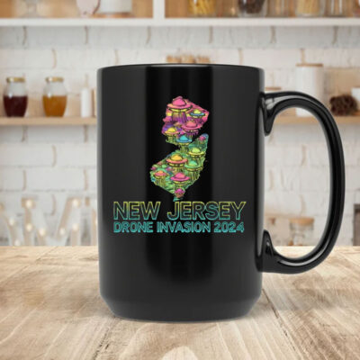 NJ New Jersey Drone Invasion Mug Coffee