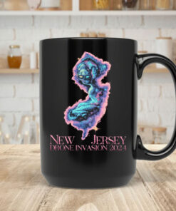 NJ New Jersey Drone Invasion 2024 Mug Coffee