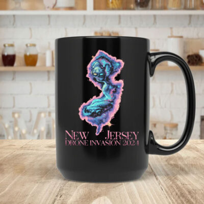 NJ New Jersey Drone Invasion 2024 Mug Coffee