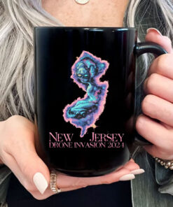 NJ New Jersey Drone Invasion 2024 Mug Coffee