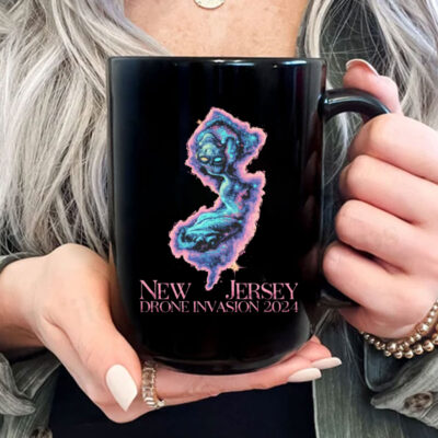 NJ New Jersey Drone Invasion 2024 Mug Coffee