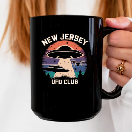 NJ New Jersey Drones UFO Club Mug Coffee