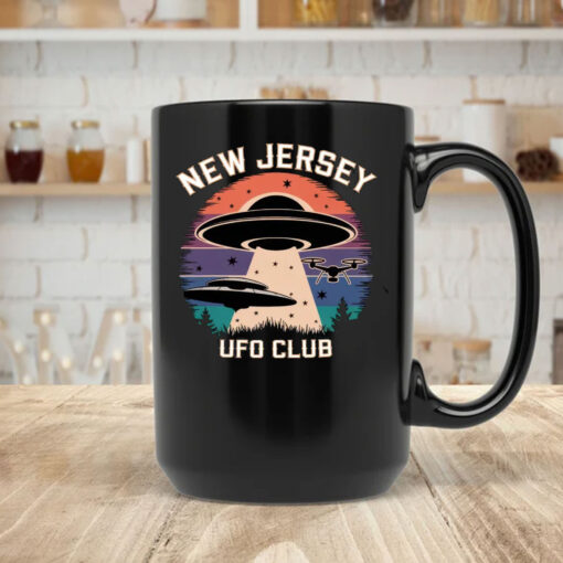 NJ New Jersey Drones UFO Club Mug Coffee