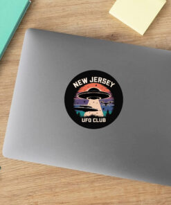 NJ New Jersey Drones UFO Club Stickers