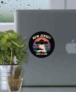 NJ New Jersey Drones UFO Club Stickers