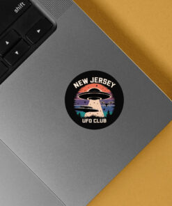 NJ New Jersey Drones UFO Club Stickers