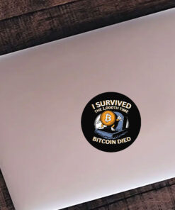 Neil Jacobs I Survived The 1.000Th Time Bitcoin Died Stickers