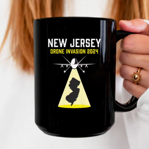 New Jersey Drone Invasion 2024 Mug Coffee