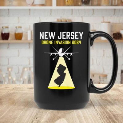 New Jersey Drone Invasion 2024 Mug Coffee