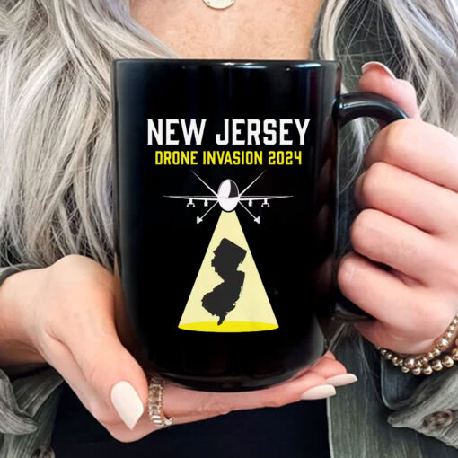 New Jersey Drone Invasion 2024 Mug Coffee