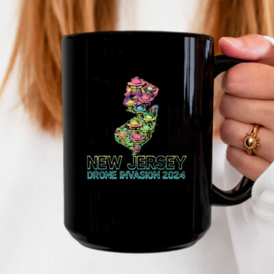 New Jersey Drone Invasion Mug Coffee 2024