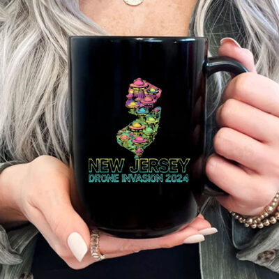 New Jersey Drone Invasion Mug Coffee 2024