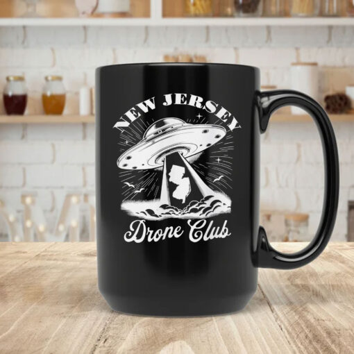 New Jersey Drones Mug Coffee - New Jersey UFO