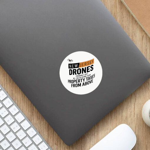 New Jersey Drones - Tax Protest Stickers