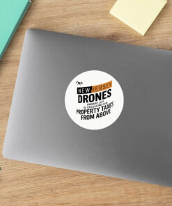 New Jersey Drones - Tax Protest Stickers