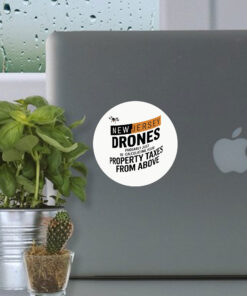 New Jersey Drones - Tax Protest Stickers