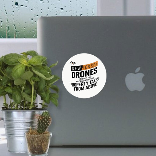 New Jersey Drones - Tax Protest Stickers