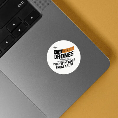 New Jersey Drones - Tax Protest Stickers