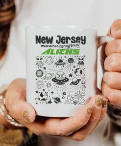 New Jersey Welcomes Spring Break Aliens 2024 Mug Coffee