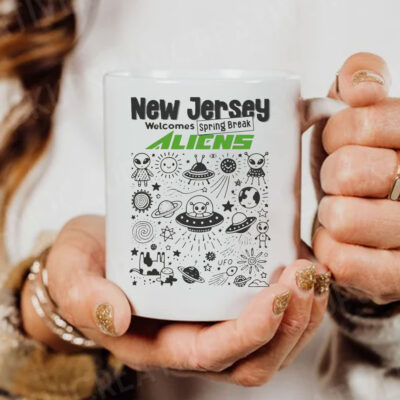 New Jersey Welcomes Spring Break Aliens 2024 Mug Coffee