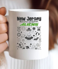 New Jersey Welcomes Spring Break Aliens 2024 Mug Coffee