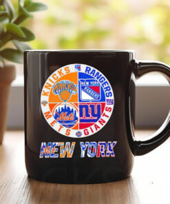 New York Teams logo Mug Coffee 20241