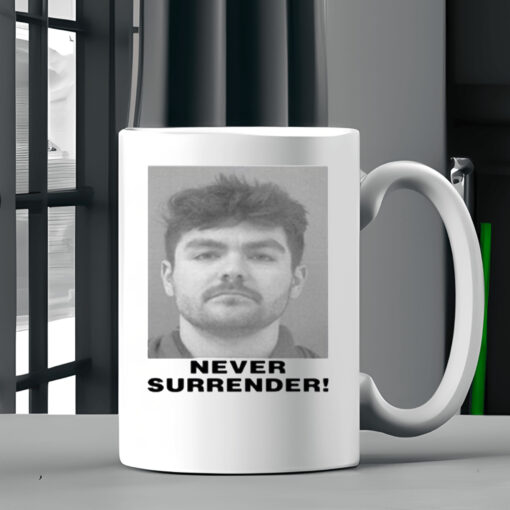 Nick Fuentes Never Surrender Mug 2024 2