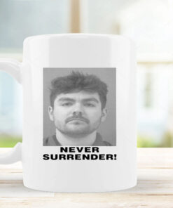 Nick Fuentes Never Surrender Mug 2024