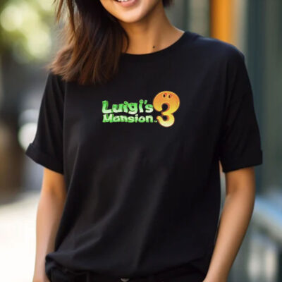 Nintendo Luigi's Mansion 3 Logo T-Shirts