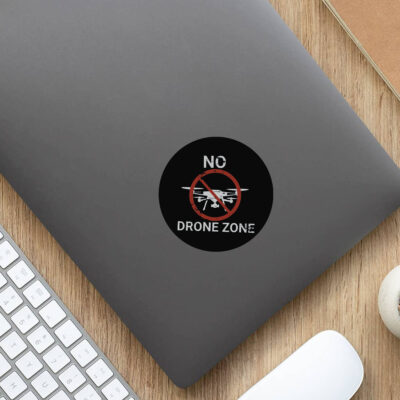 No Drones Zone Stickers