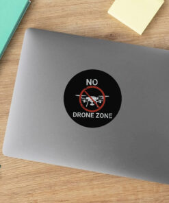 No Drones Zone Stickers