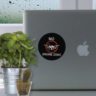 No Drones Zone Stickers