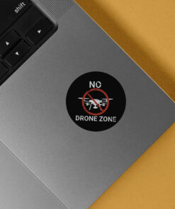 No Drones Zone Stickers