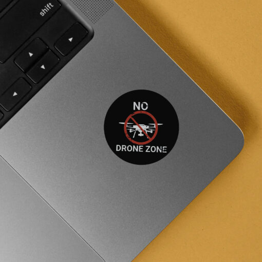 No Drones Zone Stickers