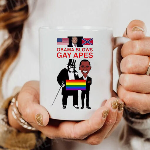 OBAMA BLOWS GAY APES Mug Coffee